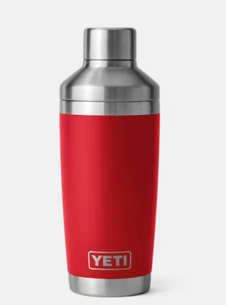 YETI RAMBLER 20 OZ COCKTAIL SHAKER RESCUE RED