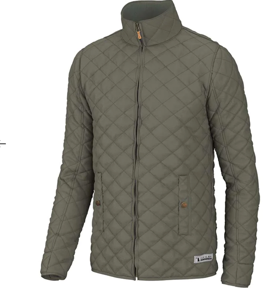 LOCAL BOY OUTFITTERS QUILTED JACKET MARSH GREEN