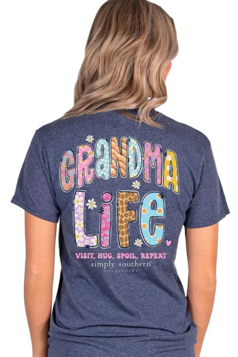 SIMPLY SOUTHERN GROOVY GRANDMA LIFE T-SHIRT