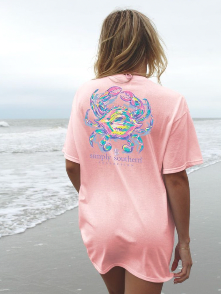 SIMPLY SOUTHERN CRAB SHORT SLEEVE