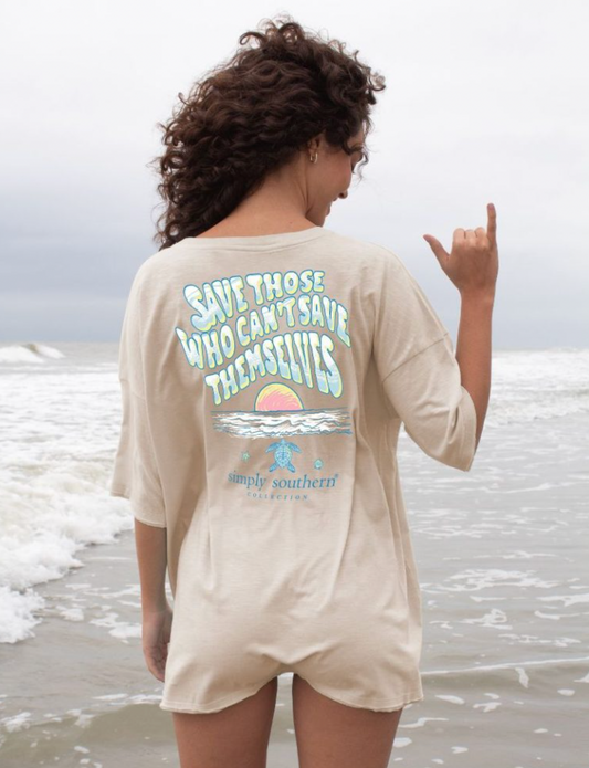 SIMPLY SOUTHERN TRACK SUNSET SHORT SLEEVE