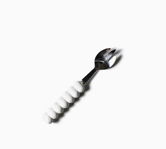 SIGNATURE WHITE KNOB SERVING FORK