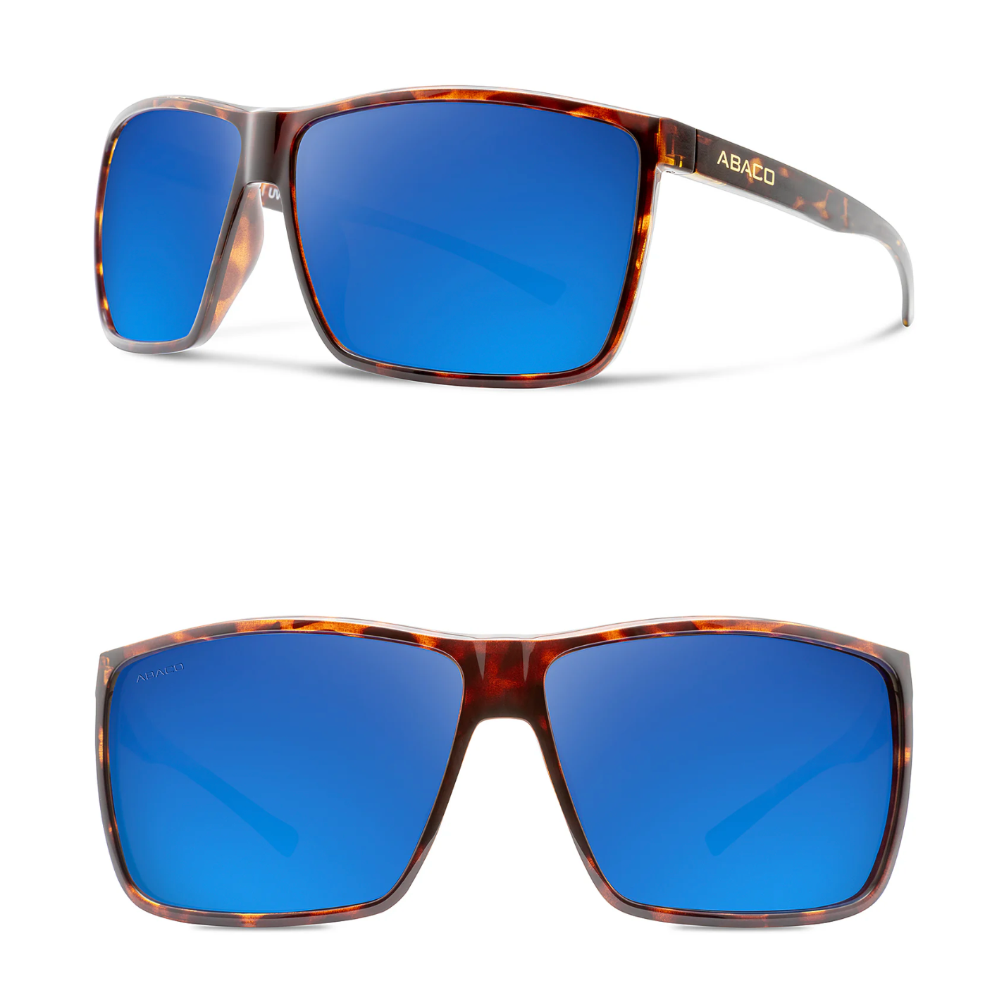 ABACO CRASH BOAT TORTOISE/DEEP BLUE MIRROR SUNGLASSES