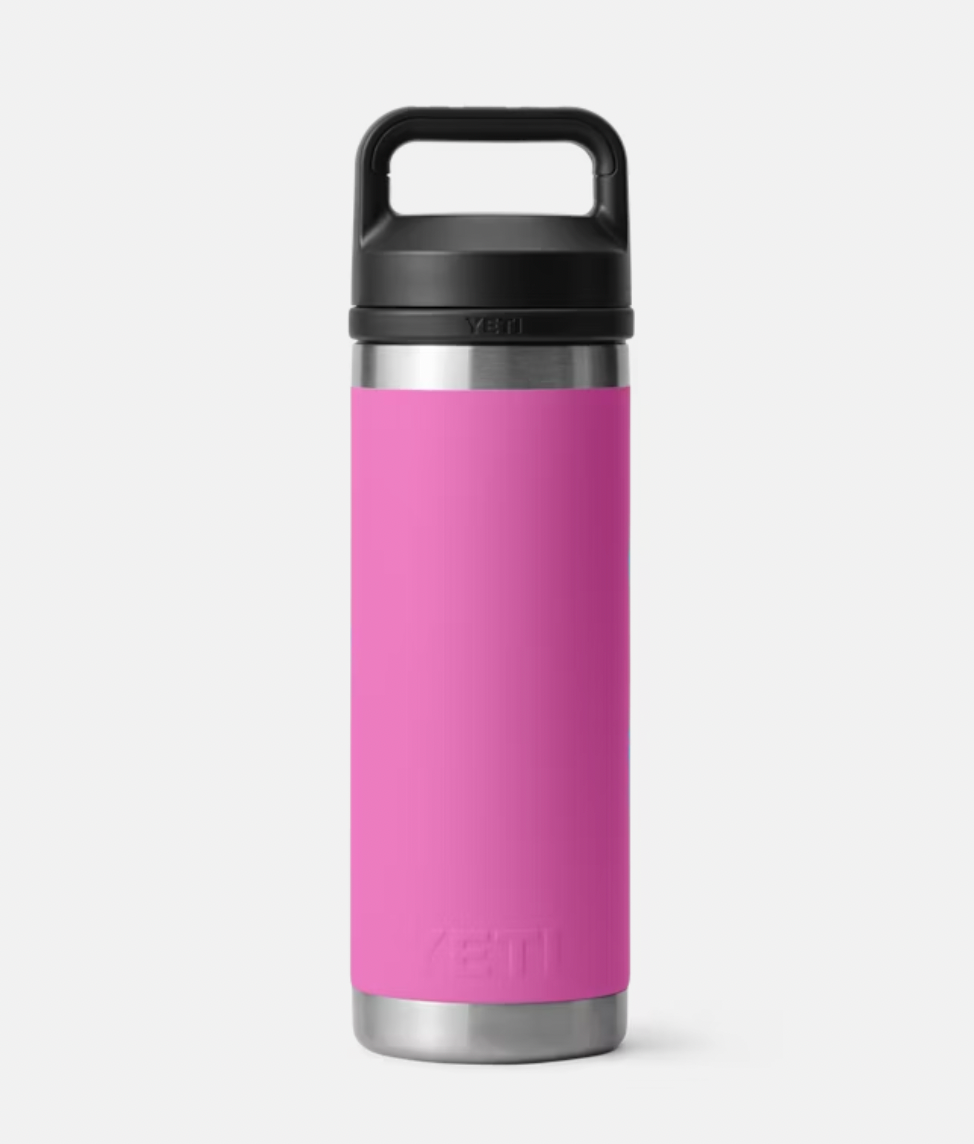 YETI RAMBLER 18 OZ BOTTLE CHUG WILDFLOWER FUCHSIA