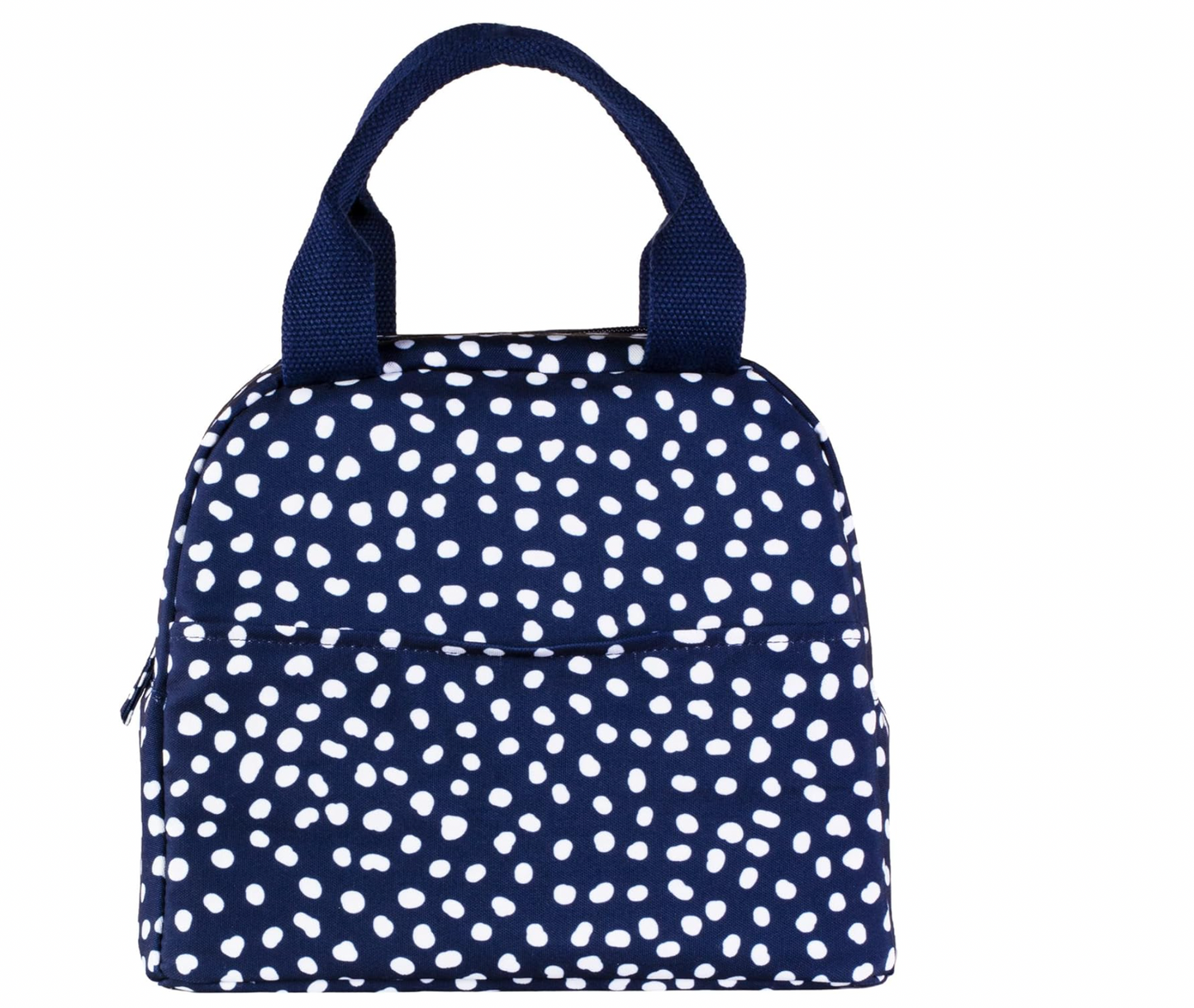 STEEL MILL LUNCH TOTE NAVY DOT