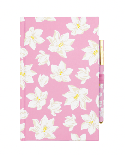 DRAPER JAMES JOURNAL WITH PEN PINK MAGNOLIA