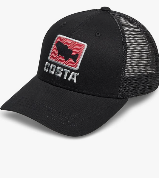 COSTA TRUCKER BASS BLACK HAT