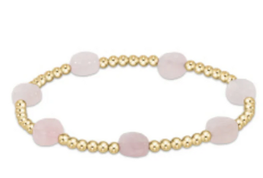 ENEWTON 3MM BEAD BRACELET PINK OPAL