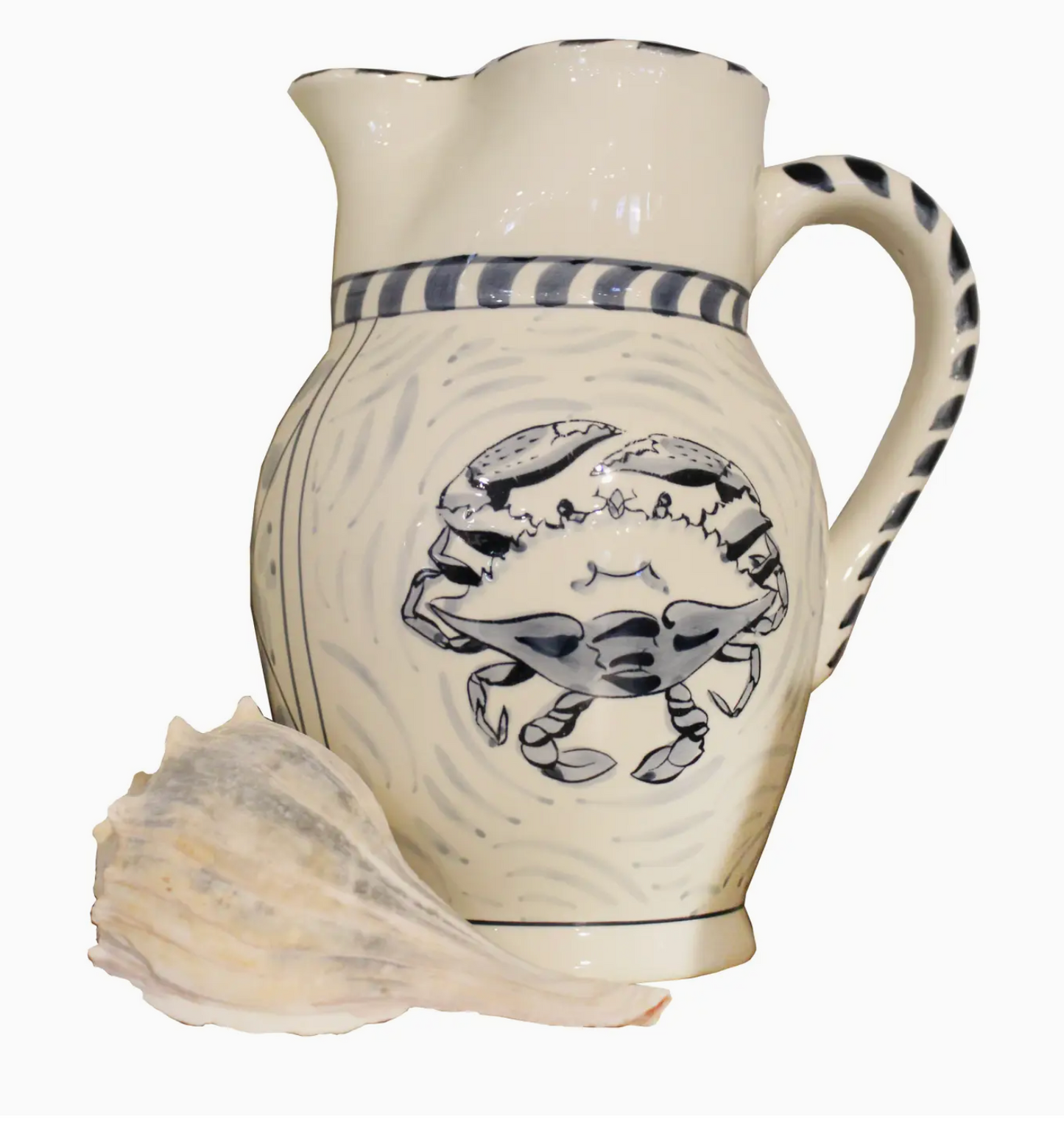 BLUE CRAB LARGE PITCHER