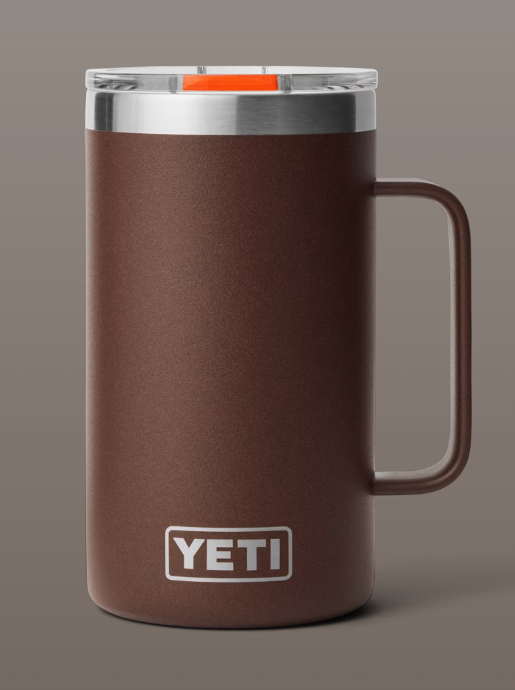 YETI RAMBLER 24 OZ MUG MS-WETLAND BROWN