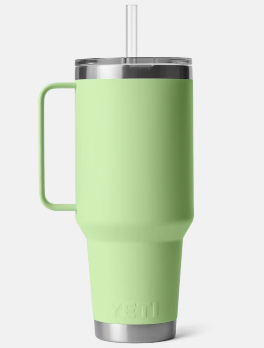 YETI RAMBLER 42OZ STRAW MUG KEY LIME