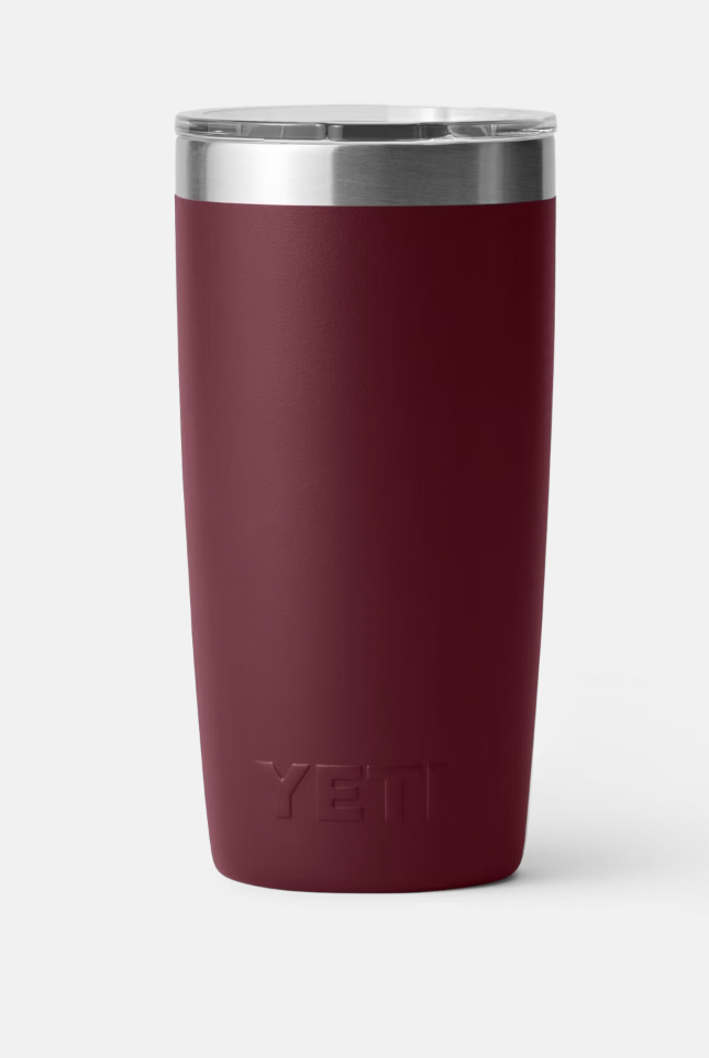 YETI RAMBLER 10 OZ TUMBLER WILD VINE RED