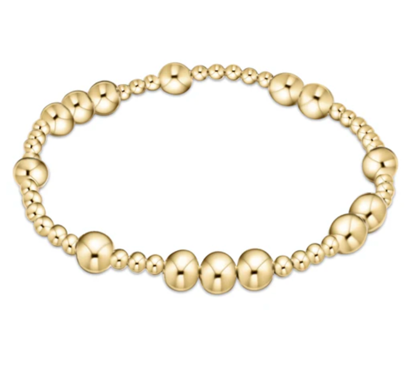 ENEWTON UNWRITTEN 6MM BEAD BRACELET GOLD