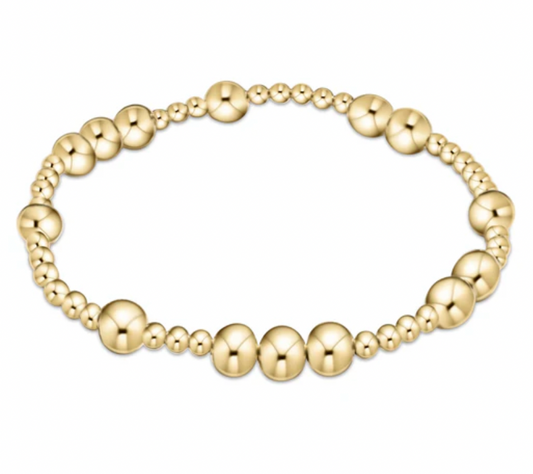 ENEWTON UNWRITTEN 6MM BEAD BRACELET GOLD