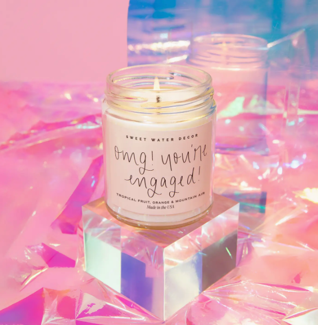 OMG! YOU'RE ENGAGED 9 OZ SOY CANDLE