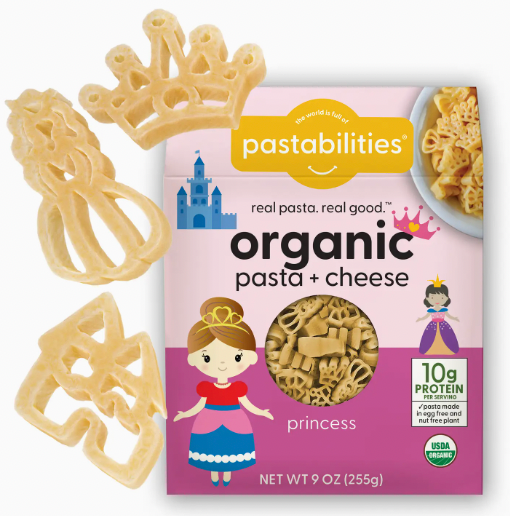 PASTABILITIES ORGANIC PRINCESS MAC & CHEESE