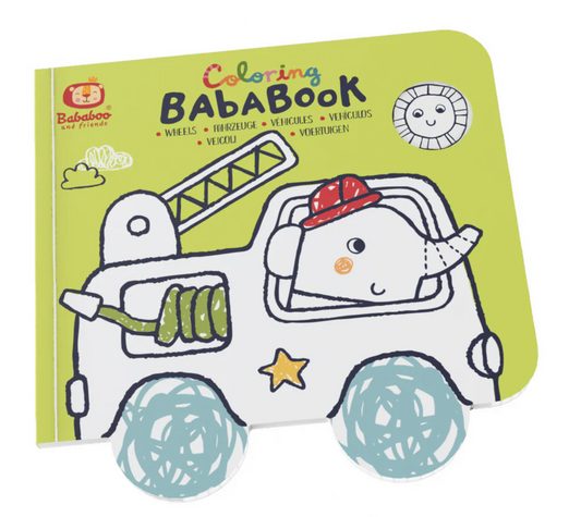 WHEELS COLORING BABA BOOK