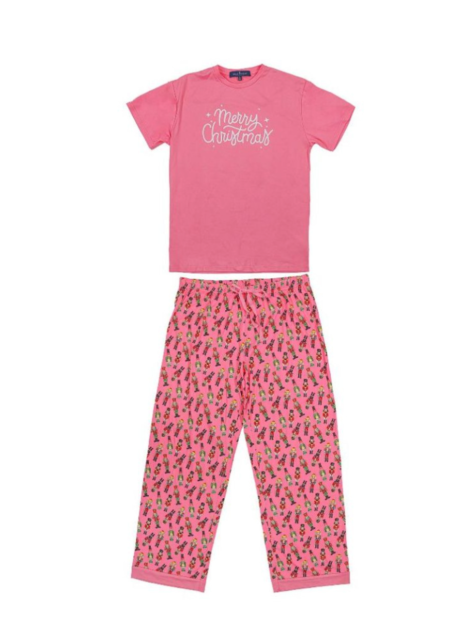 SIMPLY SOUTHERN PINK MERRY CHRISTMAS PJ SET