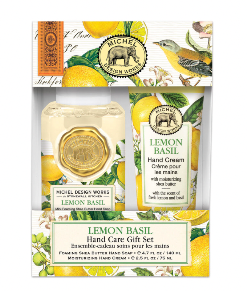 LEMON BASIL HAND CARE GIFT SET