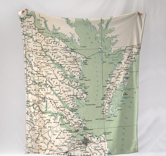 CHESAPEAKE BAY VINTAGE BLANKET