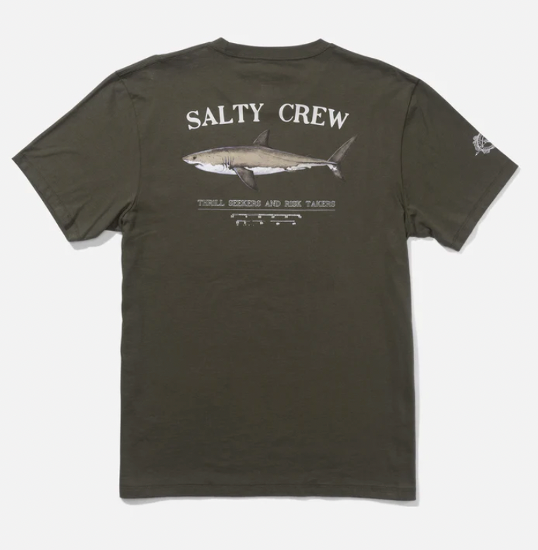 SALTY CREW BRUCE SS TEE DUSTY OLIVE
