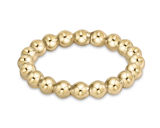 ENEWTON CLASSIC GOLD 3MM BEAD RING- MULTIPLE SIZES