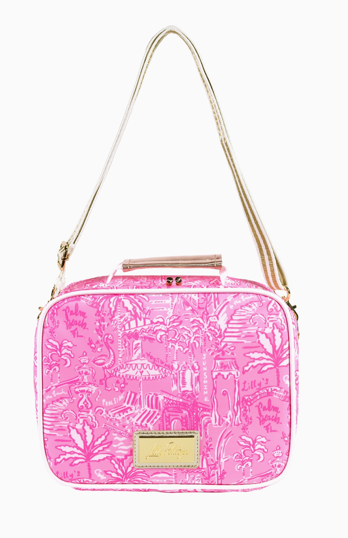 LILLY PULITZER LUNCH BAG PALM BEACH PLAYGROUND