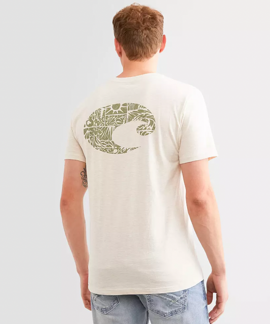 COSTA TIKIC NATURAL HEATHER SHORT SLEEVE