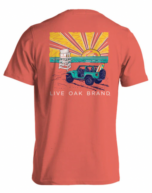 LIVE OAK 4 X 4 SUNSET TEE