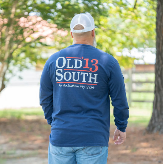 OLD SOUTH CAMPAIGN LOGO TEE LS