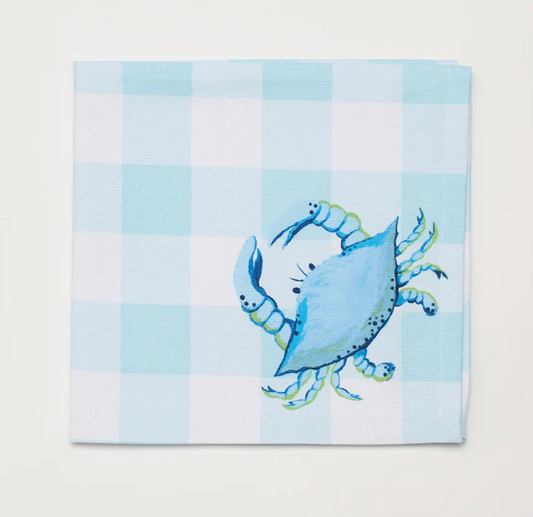 BLUE CRAB 4 PIECE NAPKIN SET
