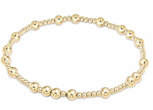 ENEWTON EXTENDS HOPE UNWRITTEN 4MM BEAD BRACELET GOLD