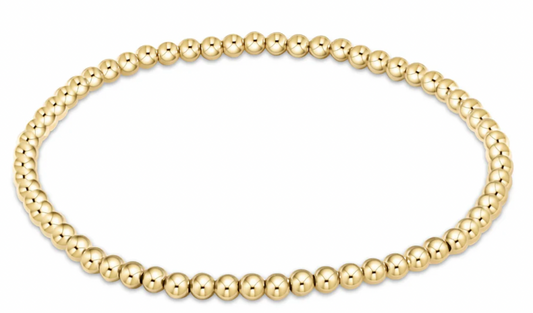 ENEWTON EXTENDS CLASSIC GOLD 3MM BEAD BRACELET