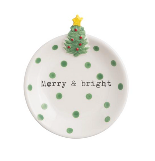 XMAS TREE TRINKET TRAY