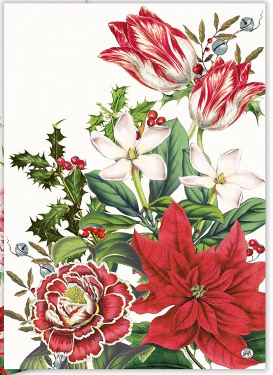 MICHEL DESIGN WORKS KITCHEN TOWEL CHRISTMAS BOUQUET