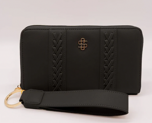 SIMPLY SOUTHERN LEATHER WALLET BLACK