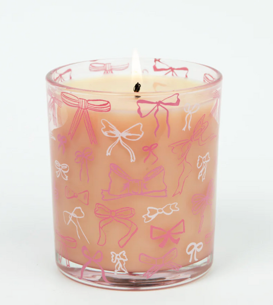 SWEET GRACE PINK BOW CANDLE