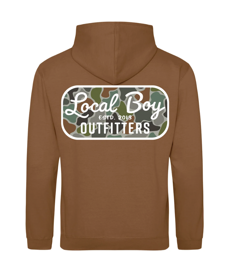 LOCAL BOY OUTFITTERS YOUTH BWH RETRO PATCH CARAMEL TOFFEE