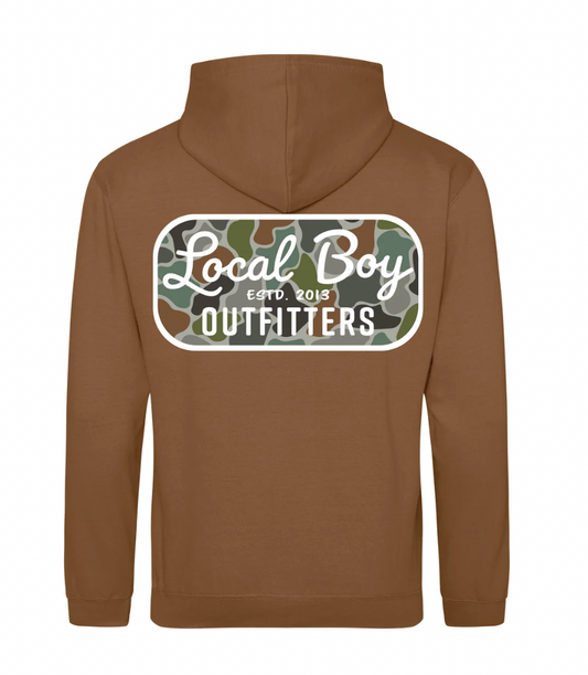 LOCAL BOY OUTFITTERS YOUTH BWH RETRO PATCH CARAMEL TOFFEE