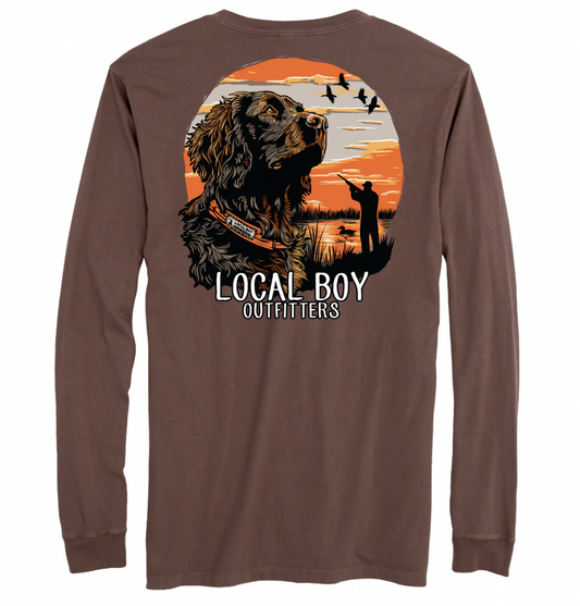 LOCAL BOY OUTFITTERS BOYKIN DREAM LS TEE ESPRESSO