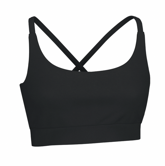 LOCAL GIRL BLACK SPORTS BRA