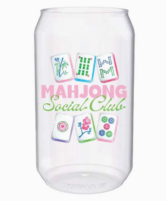 MAHJONG SOCIAL CLUB 12 OZ CAN TOSSWARE