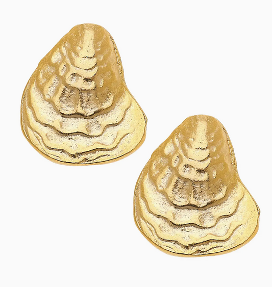 OYSTER STUD EARRINGS