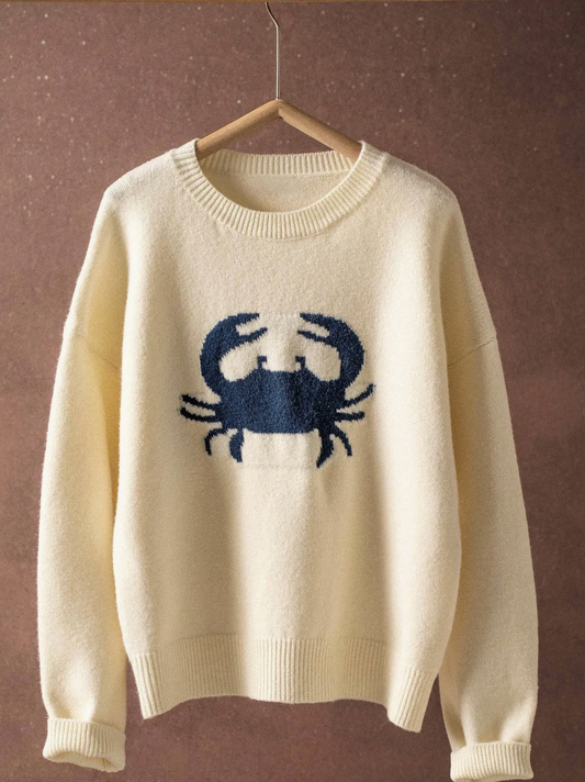 CRAB SWEATER IVORY