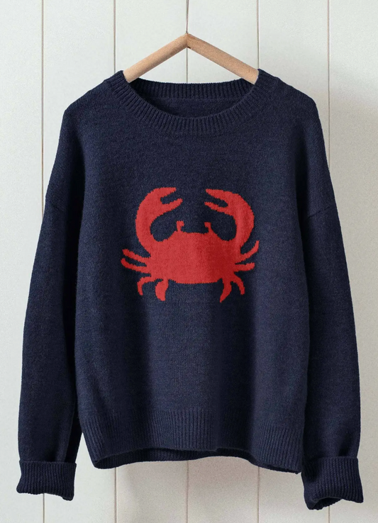 CRAB SWEATER NAVY
