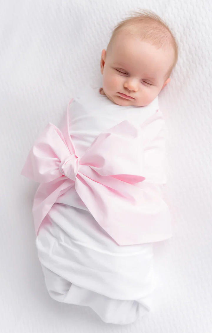 BEAUFORT BONNET BOW SWADDLE BROADCLOTH