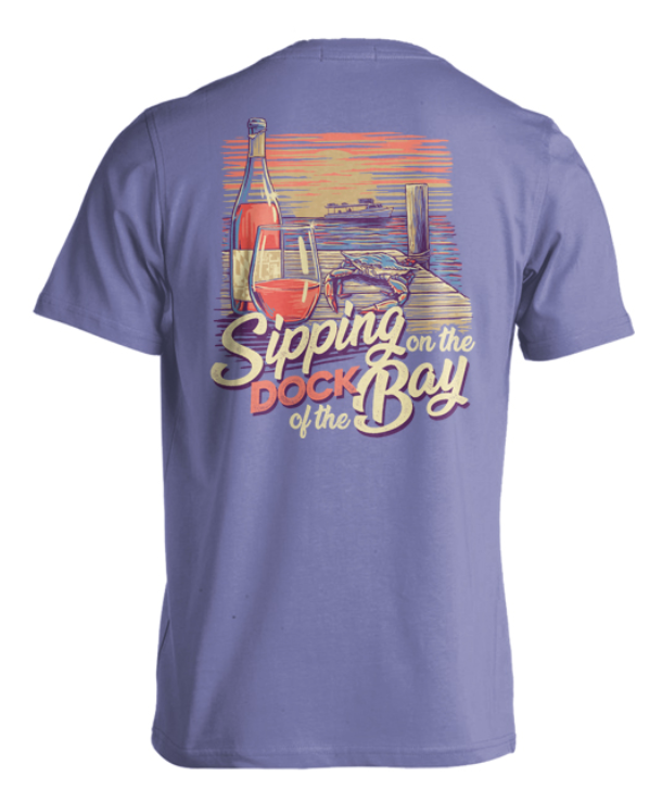 SIPPING ON THE DOCK SHORT SLEEVE