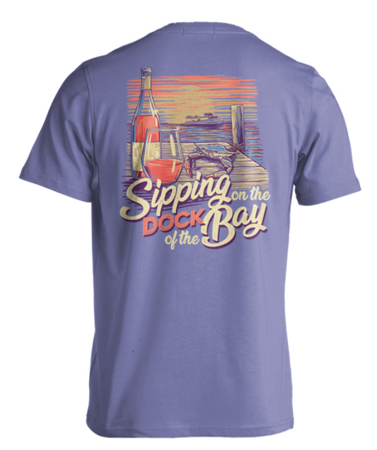 SIPPING ON THE DOCK SHORT SLEEVE