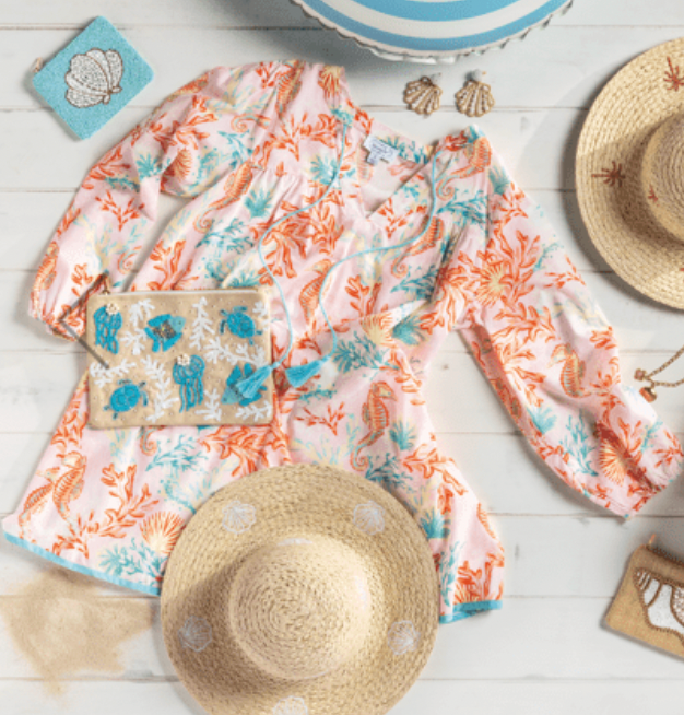 PEARLA COVER UP ORANGE