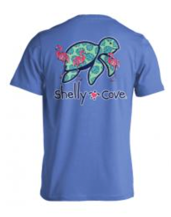 SHELLY COVE FLAMINGO PALM TURTLE